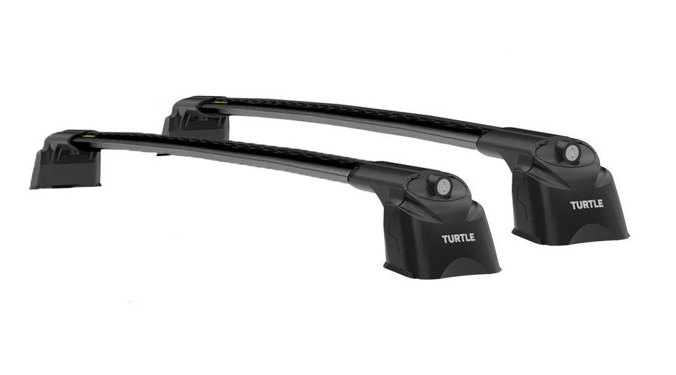Багажник Turtle AIR-3 Black на аэродинамических дугах для Nissan X-Trail (2014-н.в.)