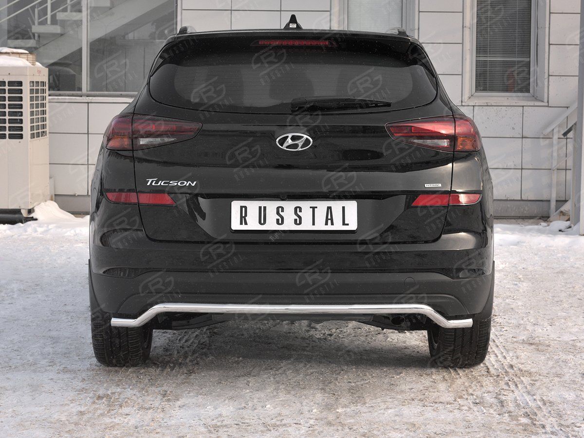 Задняя защита Russtal 63 мм для Hyundai Tucson (2018-н.в.)