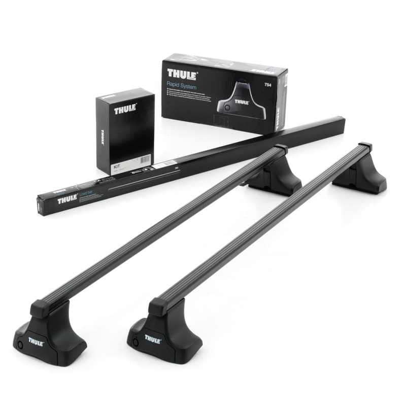 Багажник Thule SquareBar на стальных дугах для Hyundai Santa Fe (2006-2011)