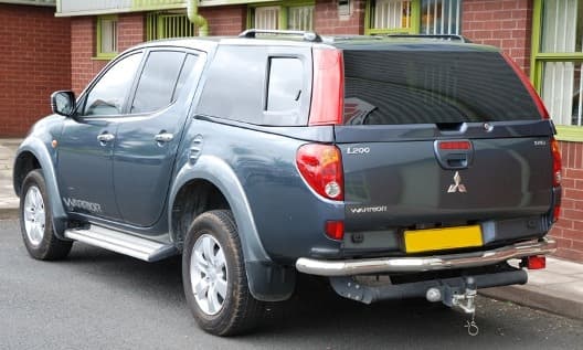 Стальной кунг Sammitr Long Bed SUV PLUS V4 с дополнительным стопом, темно-серый для Mitsubishi L200
