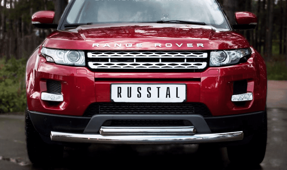 Передняя защита Russtal для Land Rover Range Rover Evoque Prestige u Pure (2011-2015)