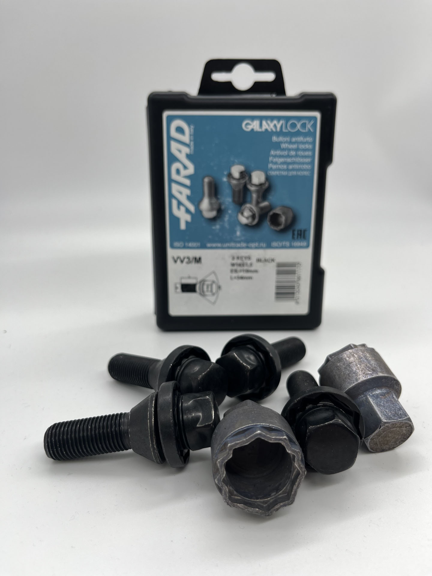 Секретки для оригинальных дисков Farad Kosmos VV3/M/B/2 для Volvo S70 (1991-2000)