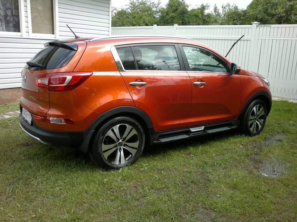 пороги kia sportage 3