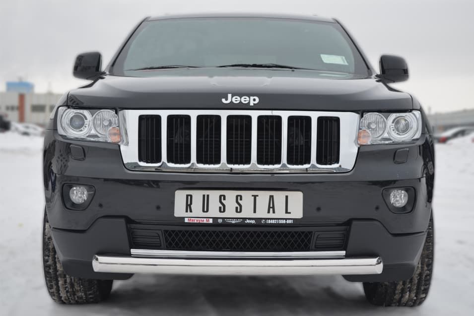 Передняя защита Russtal для Jeep Grand Cherokee (2010-2013)