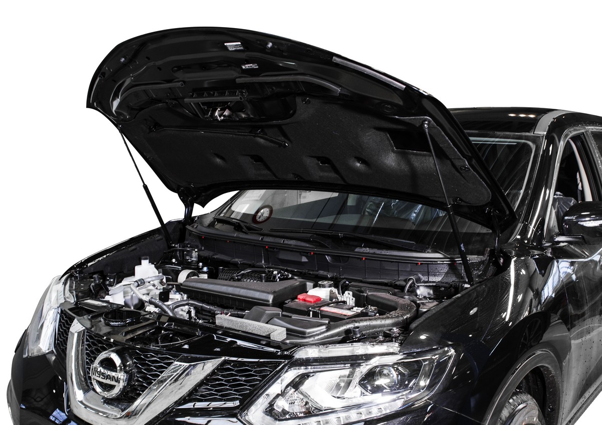 автоупор unixtr021. Nissan x-trail t 32 открытый капот. капот nissan x-trail t32. газовые упоры капота nissan x-trail t32. капот x trail t32.