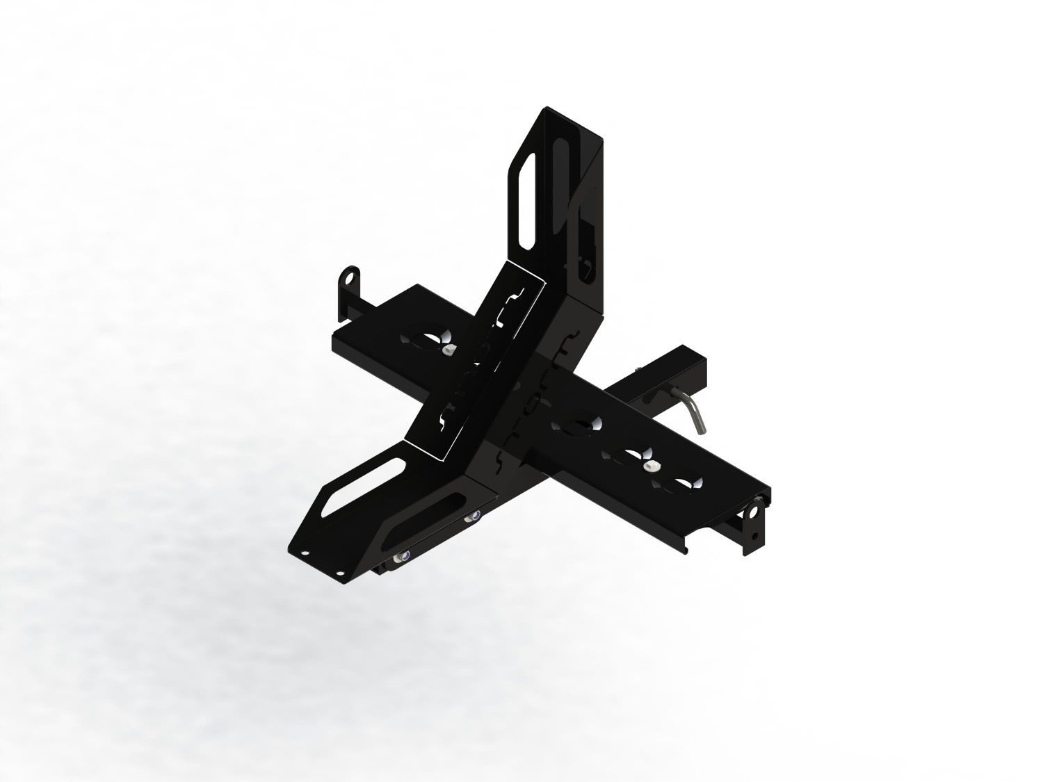 Платформа транспортировочная Storm MP 0210 на фаркоп с погружением колеса для мототехники