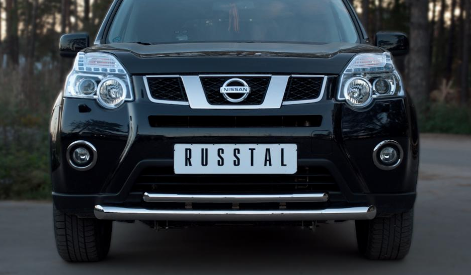 Передняя защита Russtal для NIssan X-Trail (2011-2014)