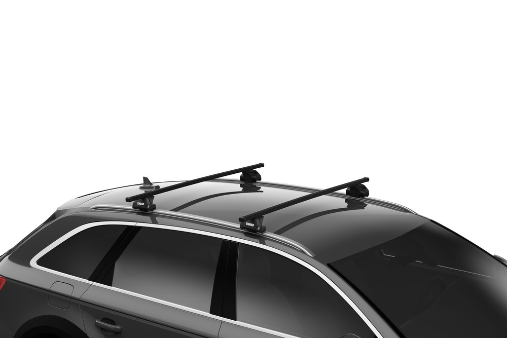 Багажник Thule SquareBar Evo на стальных дугах для Mitsubishi Pajero Sport (2016-н.в.)