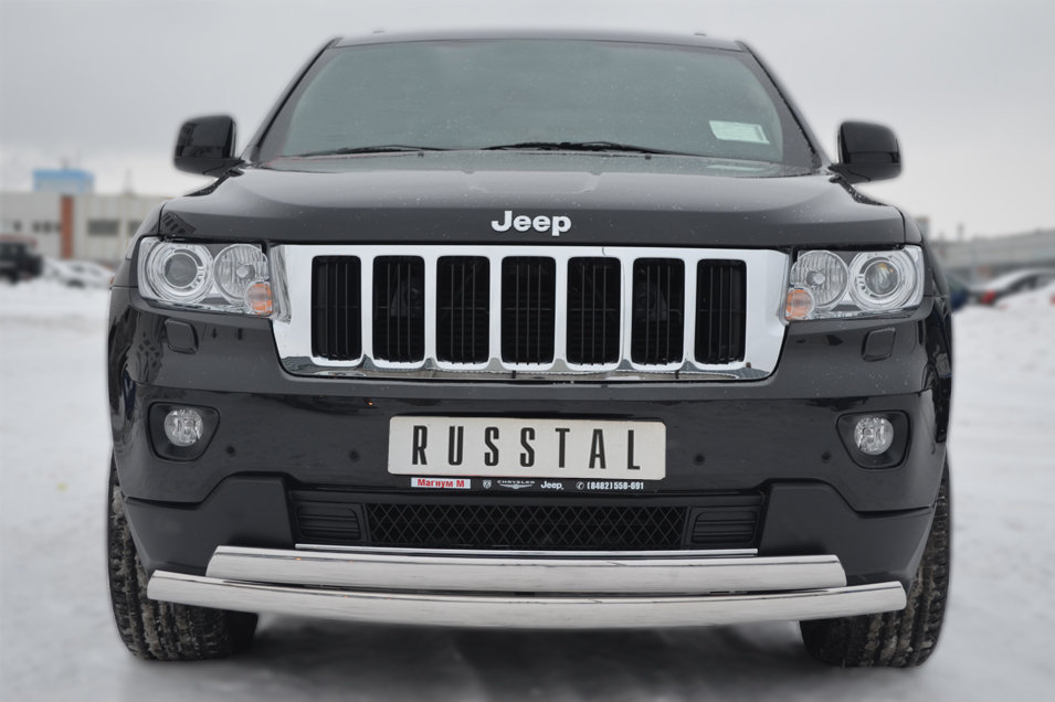 Передняя защита Russtal для Jeep Grand Cherokee (2010-2013)