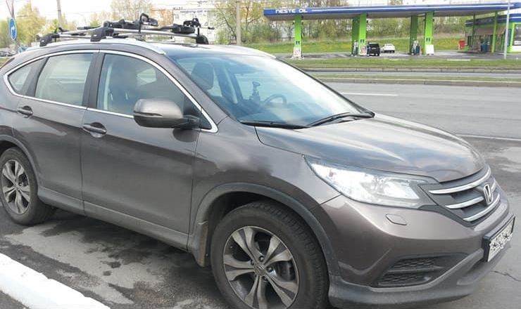 Багажник Thule WingBar Edge на интегрированных дугах для Honda CR-V (2012-2015)