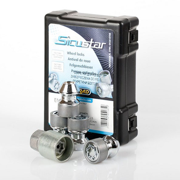 Секретки для оригинальных дисков Farad Sicustar EN115L21CR/2 с 2мя ключами для Geely Cityray