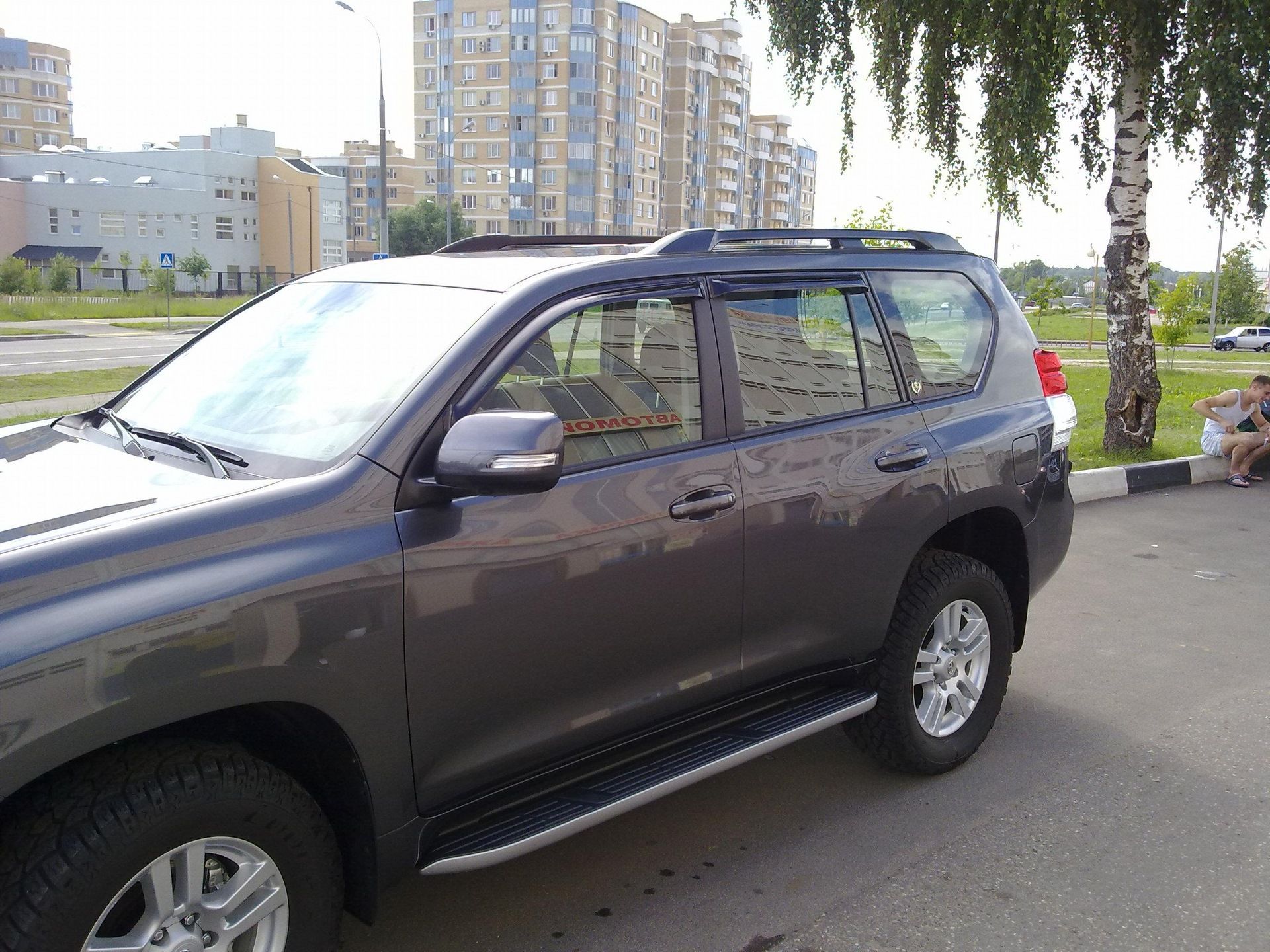 Дефлекторы боковых окон EGR для Toyota Land Cruiser Prado 150. Артикул  92492065B. Магазин Тюнинг Маркет.