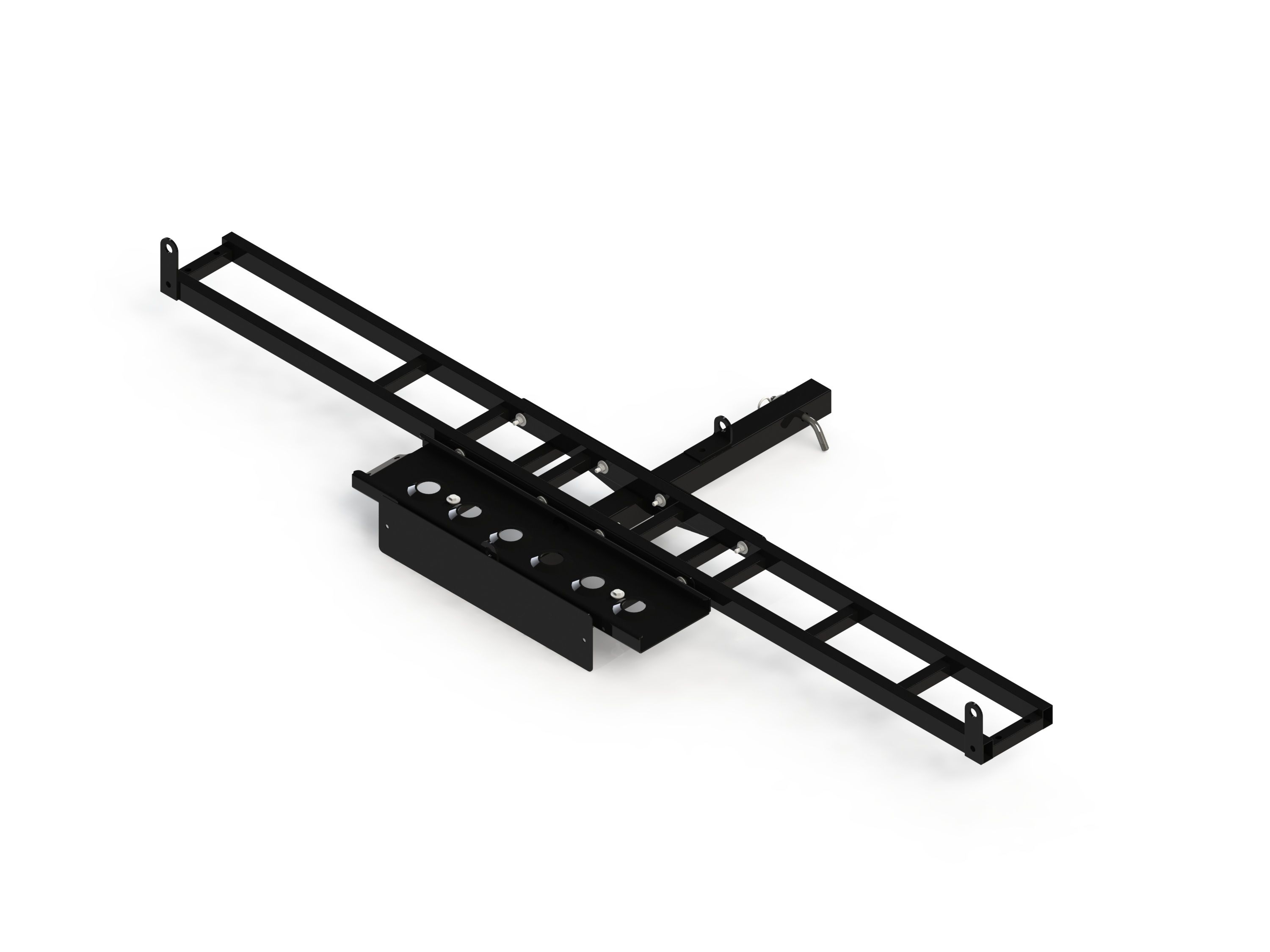 Платформа транспортировочная Storm MP 0209 на фаркоп с погружением колеса для мототехники