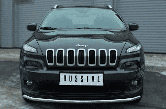 Передняя защита Russtal для Jeep Cherokee (2013-2015)