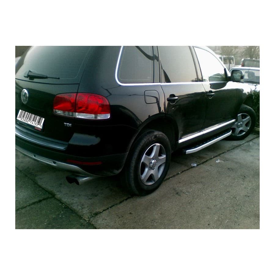 Пороги алюминиевые (Alyans) для Volkswagen Touareg