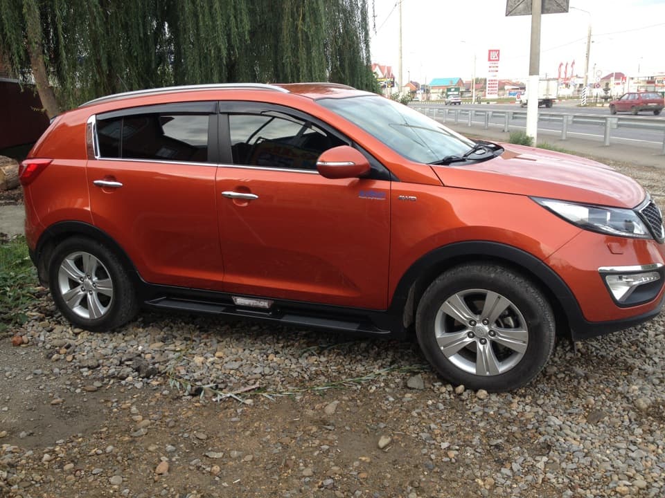 пороги kia sportage 3