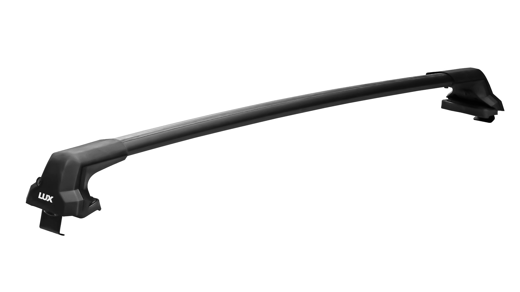 Багажник LUX CITY черный на аэродинамических дугах для Kia Optima седан (2015-2018)