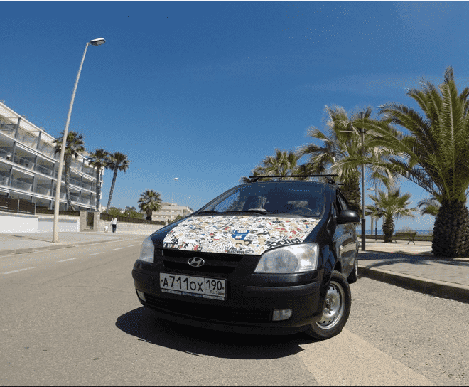 Багажник LUX на прямоугольных дугах для Hyundai Getz 5-дв хетчбэк (2002-2011)