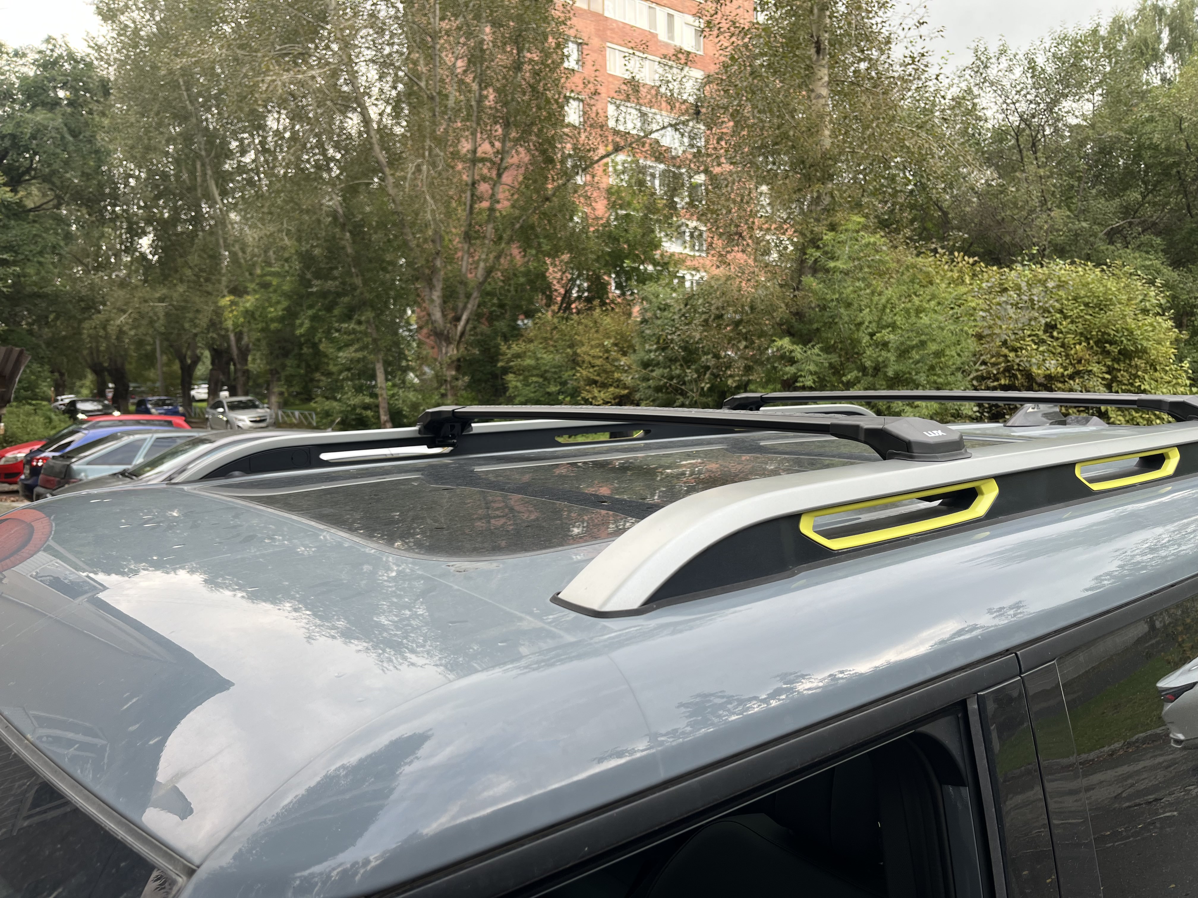 Багажник LUX Condor черный на аэродинамических дугах для Jetour T2