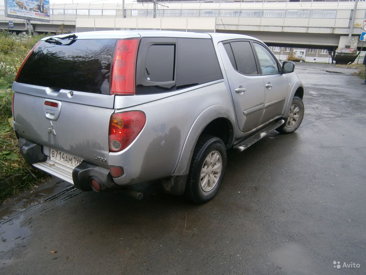 Стальной кунг Sammitr Long Bed SUV PLUS V4 с дополнительным стопом,  серебристый для Mitsubishi L200 2006-2014 V4-L200-SL-А66-LR - Тюнинг Маркет