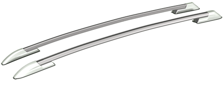 Рейлинги на крышу АПС для Toyota RAV 4 (2006-2013) серебристые