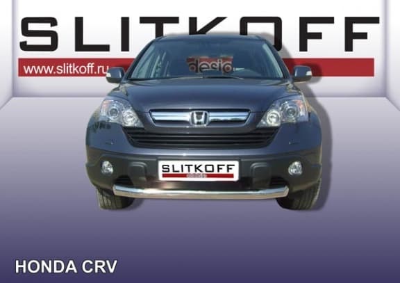 Передняя защита Slitkoff для Honda CR-V (2009-2012)