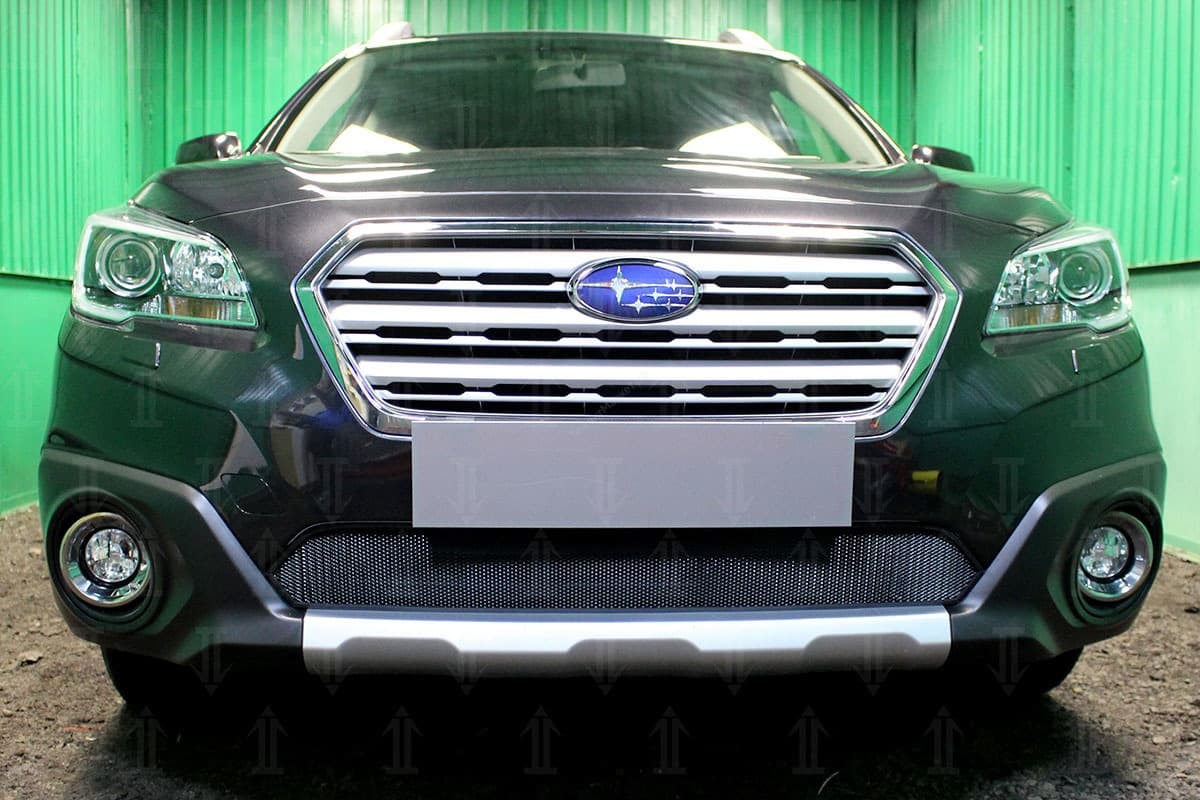 Защитная сетка радиатора ProtectGrille нижняя для Subaru Outback (2015-н.в. Черная)