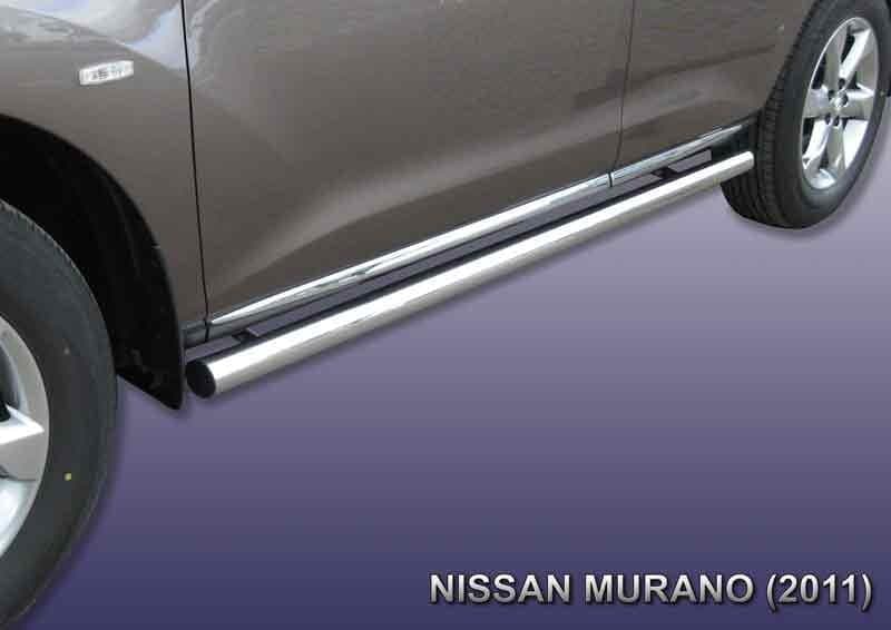 Пороги d57 труба "SLITKOFF" для Nissan Murano