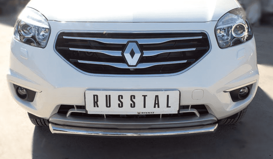 Передняя защита Russtal для Renault Koleos (2013-2015)