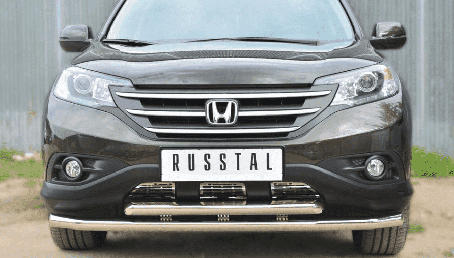 Передняя защита Russtal для Honda CR-V 2.4L (2012-2015)