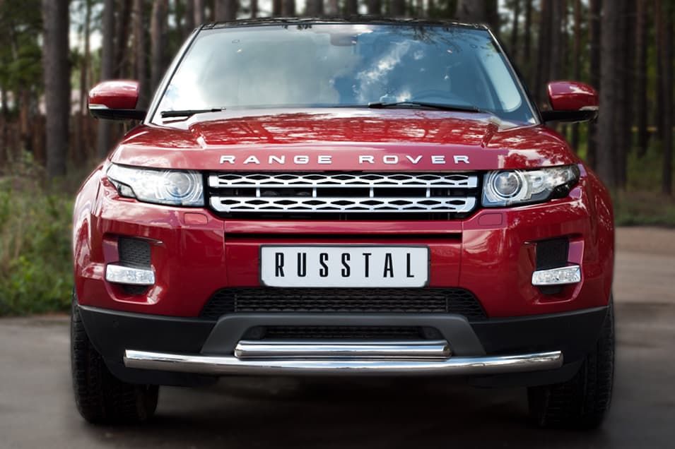 Передняя защита Russtal для Land Rover Range Rover Evoque Prestige u Pure (2011-2015)