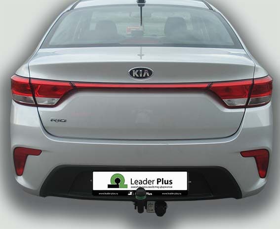 Фиксированный фаркоп Leader Plus для Kia Rio седан (2017-2020)