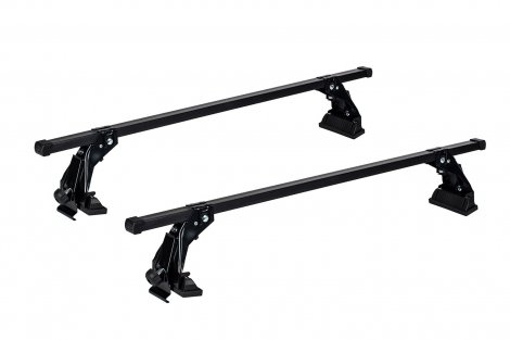 Багажник Атлант на прямоугольных стальных дугах для Lada 2110