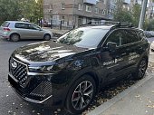 Багажник LUX Scout-2 на черных аэродинамических дугах для Chery Tiggo 7 Pro Max