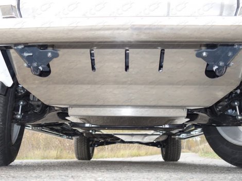 Алюминиевая защита раздаточной коробки ТСС для Mitsubishi Pajero