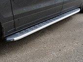 Пороги алюминиевые для Hyundai H-1 (Starex) (2018-н.в.)
