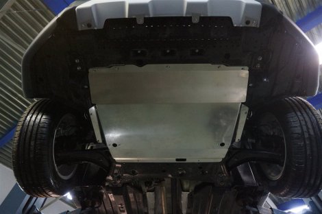 Алюминиевая защита картера и КПП АВС-Дизайн для Suzuki SX4 (2015-н.в.)