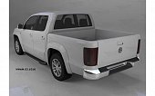 Пороги алюминиевые (Onyx) для Volkswagen Amarok