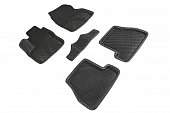 Коврики в салон Seintex EVA 3D ромб для Ford Focus МКПП (2015-2019)