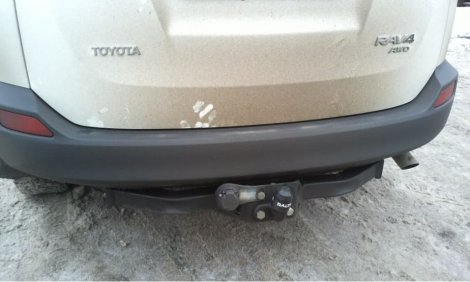 Фиксированный фаркоп Baltex для Toyota RAV 4 (2013-2018)