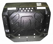 Композитная защита картера Автотанк 1009 CARBON для Honda CR-V (2007-2011)