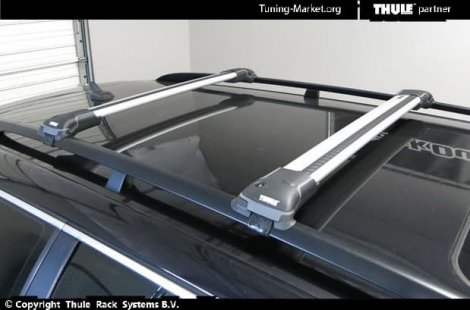 Багажник Thule WingBar Edge на интегрированных дугах для Volkswagen Passat