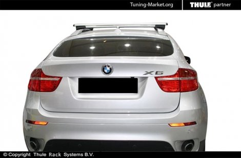 Багажник Thule WingBar на аэродинамических дугах для BMW X6 (E71)