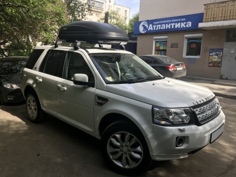 Багажник MontBlanc на прямоугольных дугах для Land Rover Freelander II