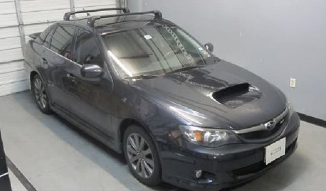 Багажник Thule WingBar Edge Black на интегрированных дугах для Subaru Impreza седан (2007-2011)