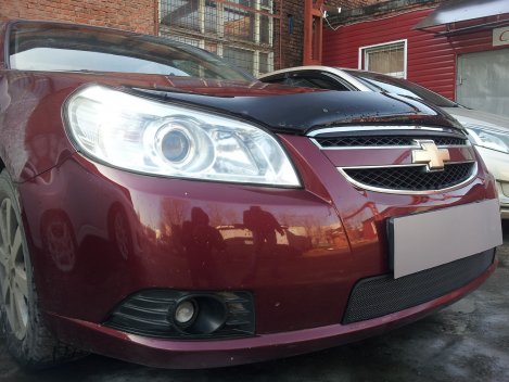 Защитная сетка радиатора ProtectGrille для Chevrolet Epica (2006-2012 Черная)