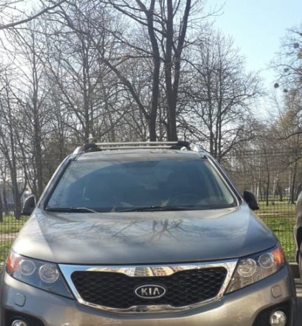 Багажник Thule WingBar Edge на интегрированных дугах для Kia Sorento (2010-2015)