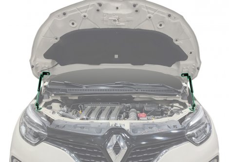 Газовые упоры (амортизаторы) капота A-ENGINEERING KU-RE-KP00-00 для Renault Kaptur