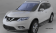 Пороги алюминиевые (Corund Silver) для Nissan X-Trail