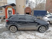 Багажник Turtle AIR-2 Black на аэродинамических дугах для Changan CS55 (2017-н.в.)